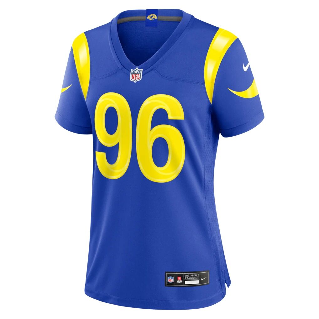 Tim Keenan III Los Angeles Rams Nike Women's Team Game Jersey - Royal