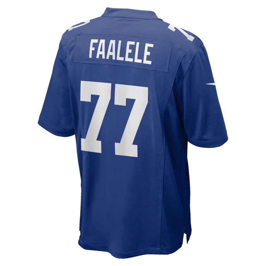 Daniel Faalele New York Giants Nike Team Game Jersey - Royal