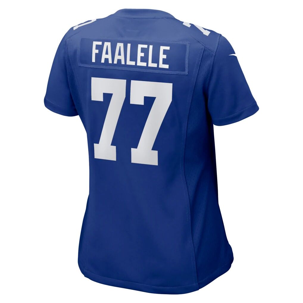 Daniel Faalele New York Giants Nike Women's Team Game Jersey - Royal