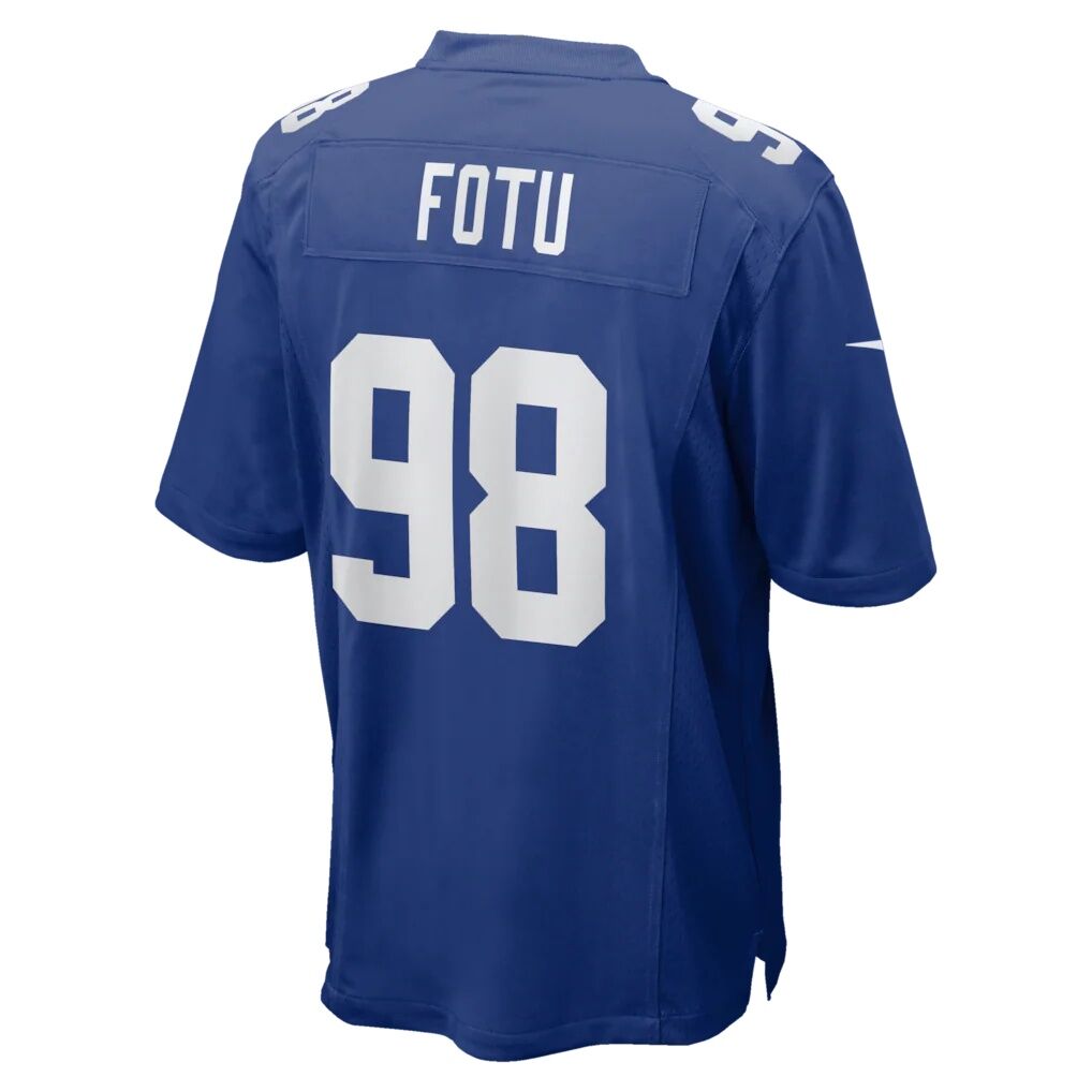 Leki Fotu New York Giants Nike Team Game Jersey - Royal