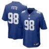 Leki Fotu New York Giants Nike Team Game Jersey - - Front View