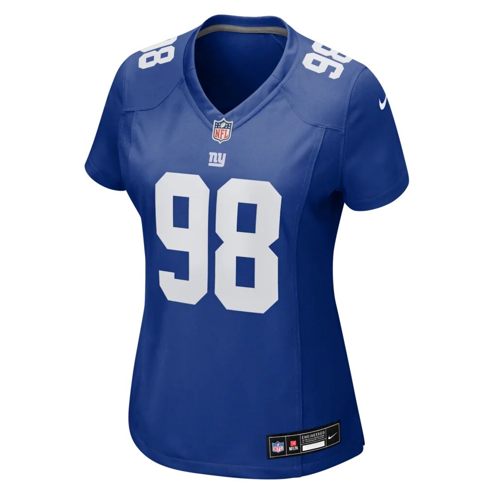 Leki Fotu New York Giants Nike Women's Team Game Jersey - Royal