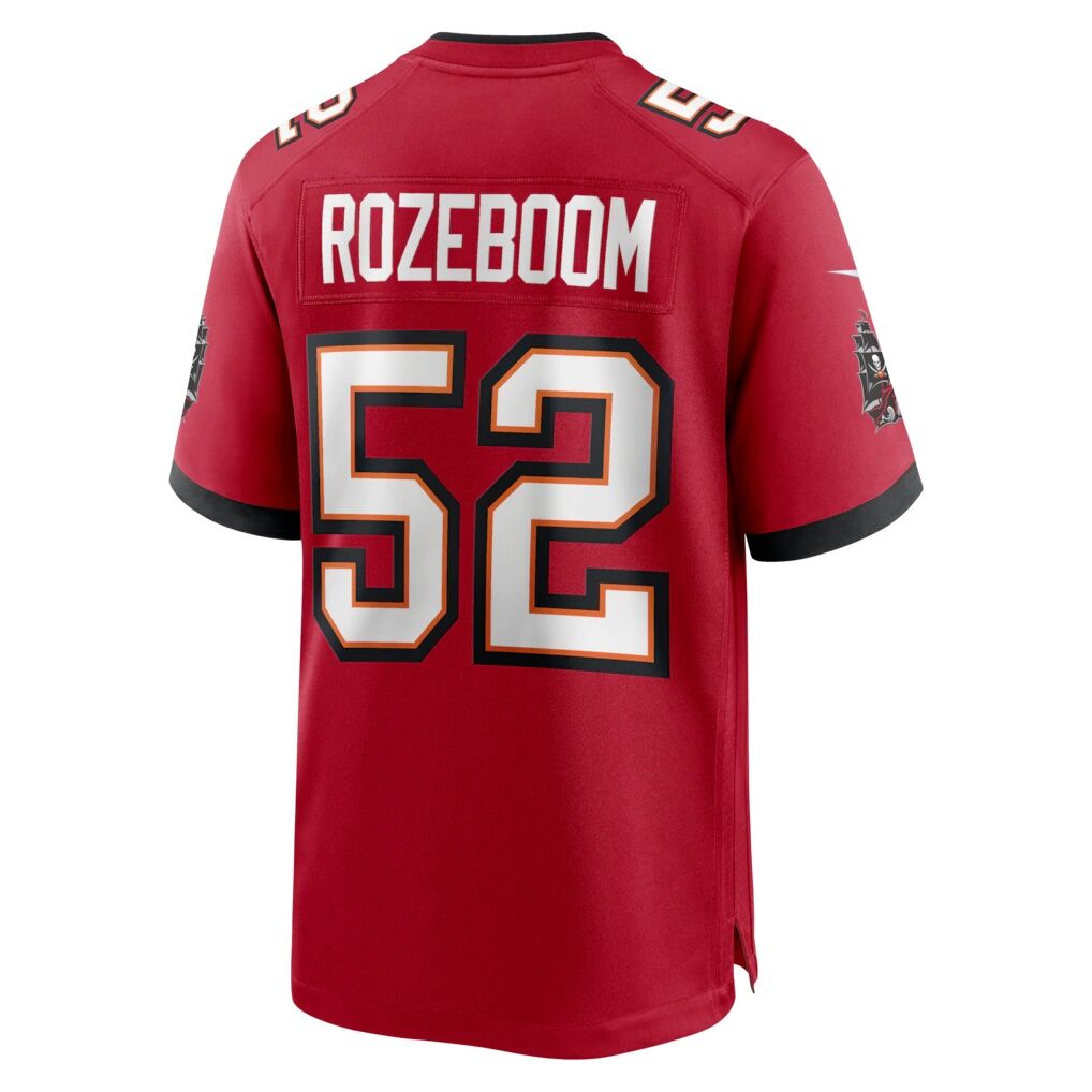 Christian Rozeboom Tampa Bay Buccaneers Nike Team Game Jersey