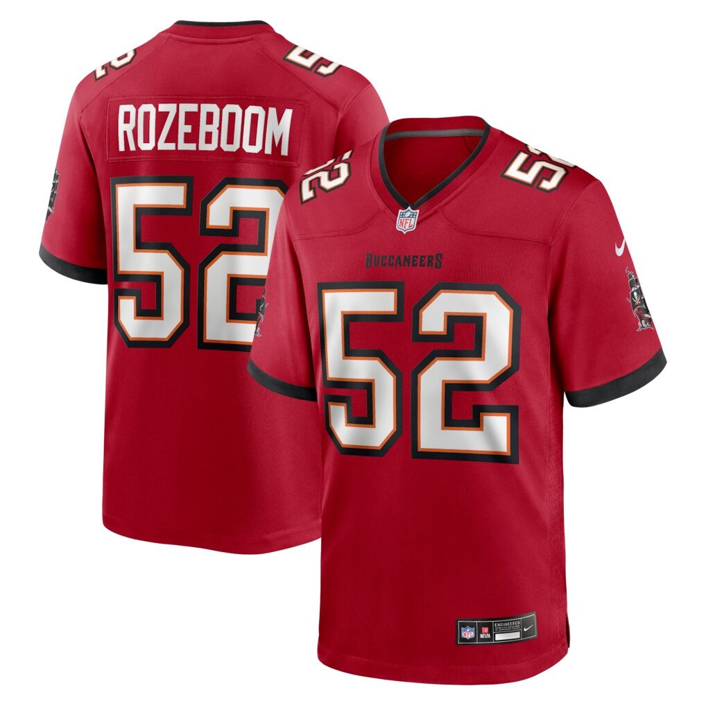 Christian Rozeboom Tampa Bay Buccaneers Nike Team Game Jersey