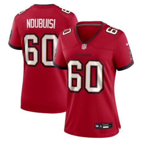 Haggai Ndubuisi Tampa Bay Buccaneers Nike Women's Team Game Jersey - Red - Front View