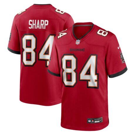 Bauer Sharp Tampa Bay Buccaneers Nike Team Game Jersey - Red - Front View