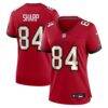 Bauer Sharp Tampa Bay Buccaneers Nike Women's Team Game Jersey - Red - Front View
