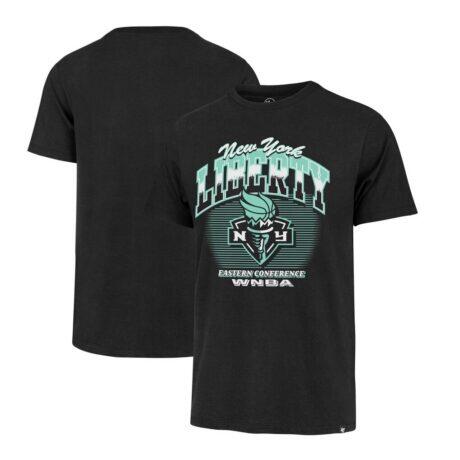 New York Liberty '47 Big & Tall Primary Logo T-Shirt - Black - Front View