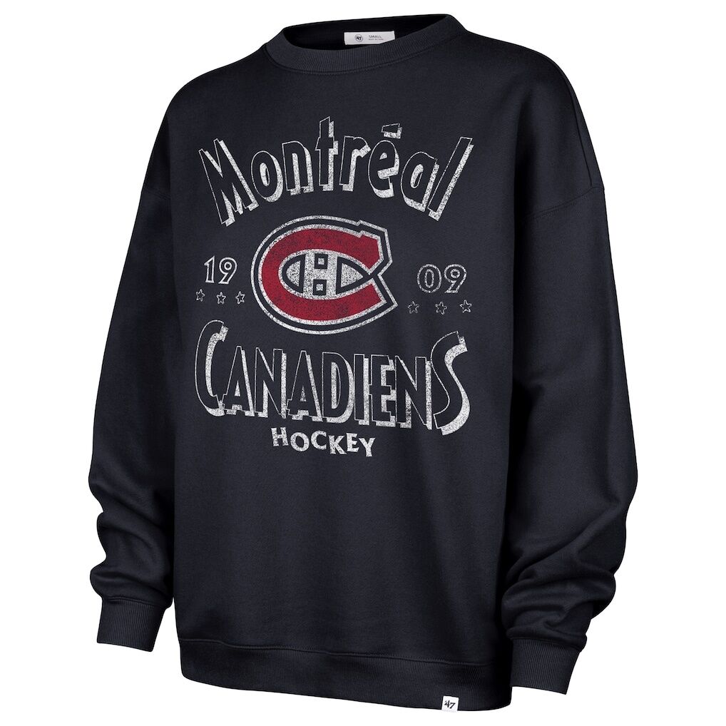 Montreal Canadiens '47  Women's Circle Change Stars Oversized Sweatshirt