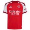 Arsenal adidas Youth 2026/27 Home Replica Jersey - Red - Side View