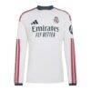 Real Madrid adidas 2026/27 Home Replica Long Sleeve Jersey - White - Detail View