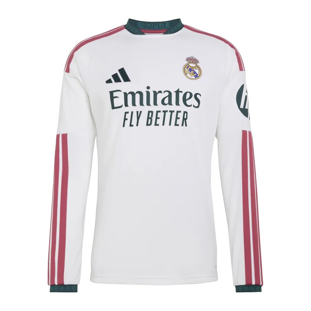 Real Madrid adidas 2026/27 Home Replica Long Sleeve Jersey