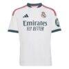 Real Madrid adidas Youth 2026/27 Home Replica Jersey - White - Detail View