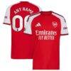 Arsenal adidas 2026/27 Home Authentic Custom Jersey - Red - Front View