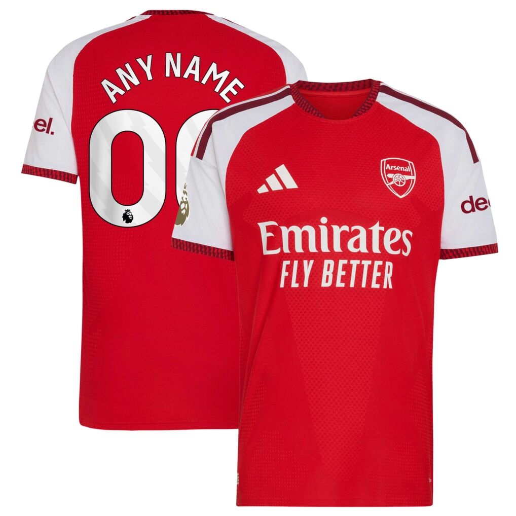 Arsenal adidas 2026/27 Home Authentic Custom Jersey