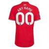 Manchester United adidas 2026/27 Home Authentic Custom Jersey - Red - Detail View