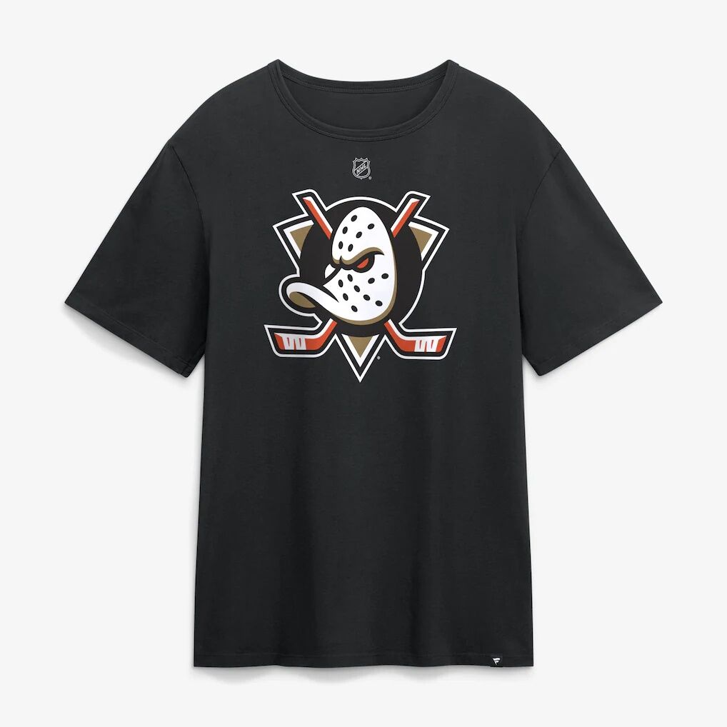 Beckett Sennecke Anaheim Ducks Fashion7 Authentic Stack Name & Number T-Shirt