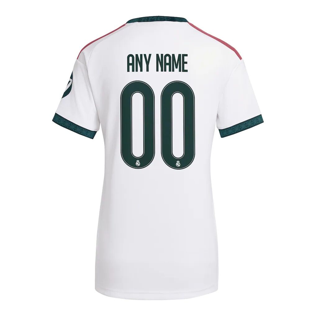 Real Madrid adidas Women’s 2026/27 Home Replica Custom Jersey
