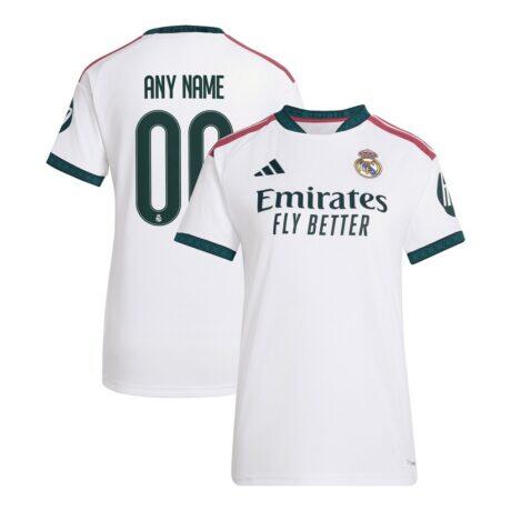 Real Madrid adidas Women's 2026/27 Home Replica Custom Jersey - White - Front View