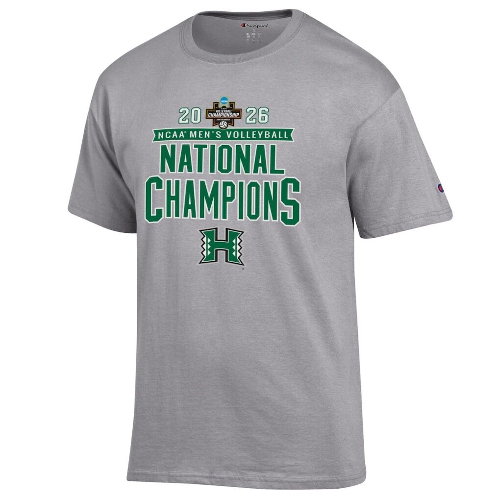 Hawaii Rainbow Warriors Champion Unisex 2026 NCAA Men's Volleyball National Champions T-Shirt