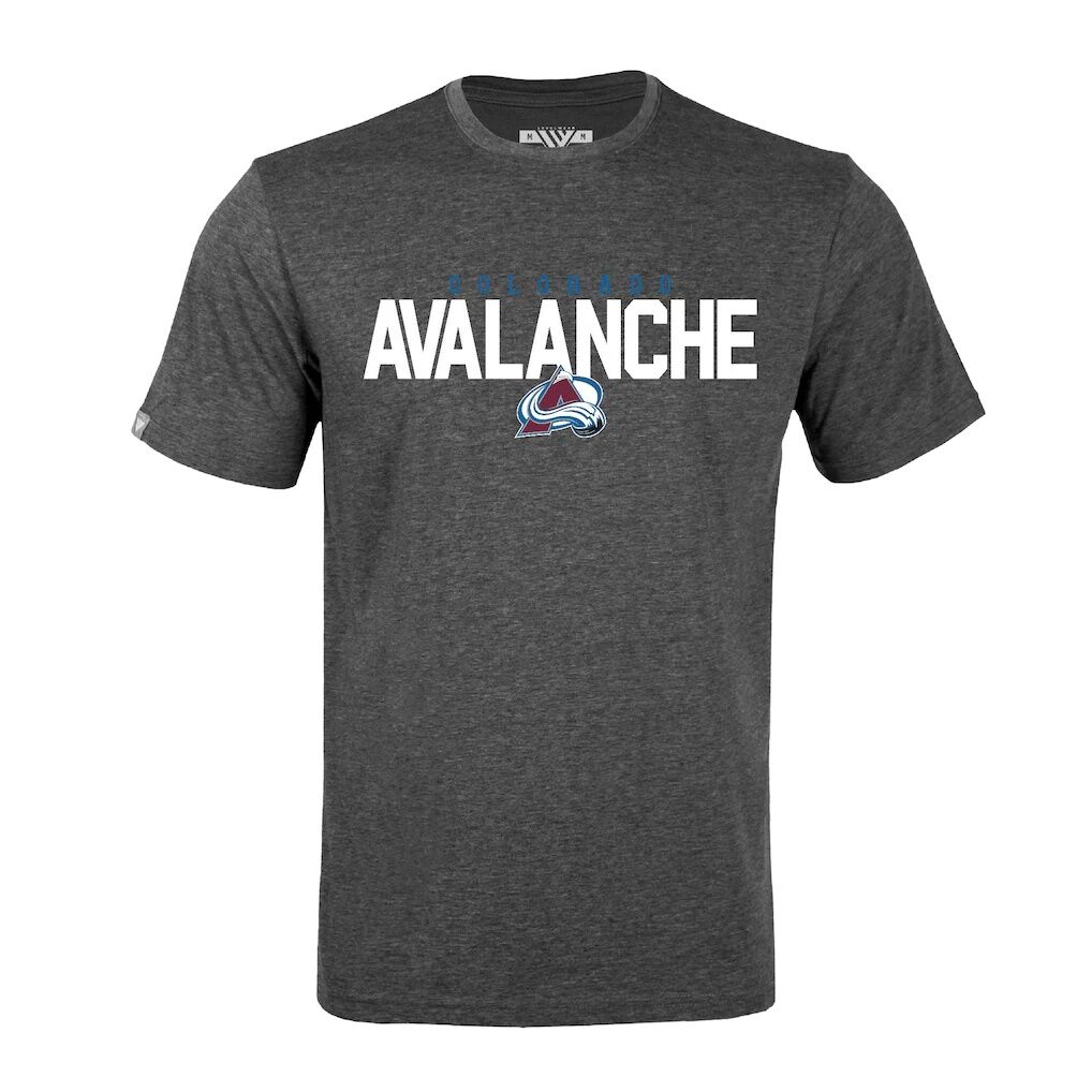 Nathan MacKinnon Colorado Avalanche Levelwear Richmond Name & Number T-Shirt