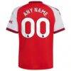 Arsenal adidas Youth 2026/27 Home Replica Custom Jersey - Red - Detail View