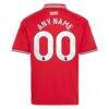 Manchester United adidas Youth 2026/27 Home Replica Custom Jersey - Red - Detail View