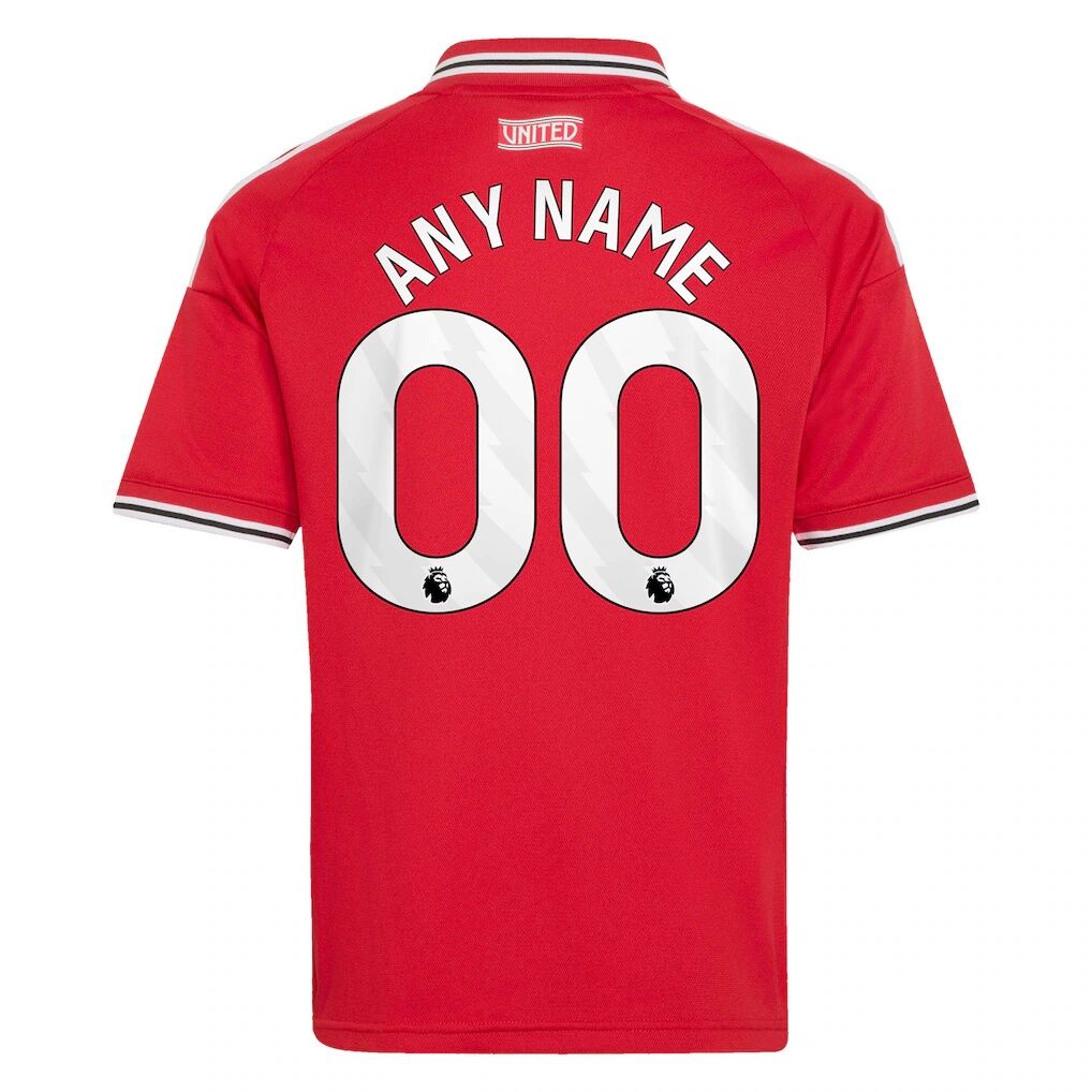 Manchester United adidas Youth 2026/27 Home Replica Custom Jersey