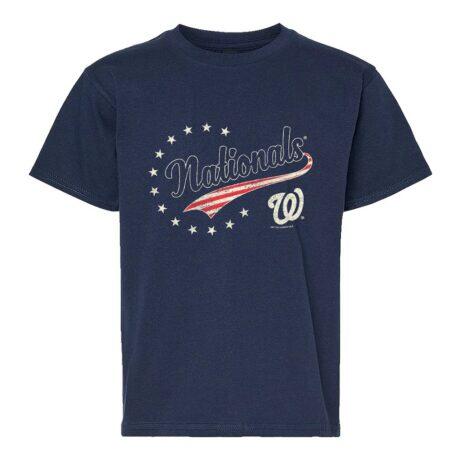Washington Nationals Soft as a Grape Youth Americana T-Shirt