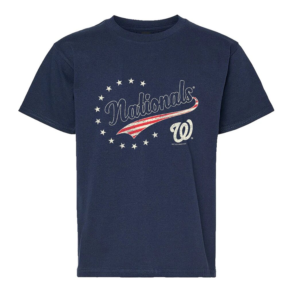 Washington Nationals Soft as a Grape Youth Americana T-Shirt
