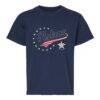 Houston Astros Soft as a Grape Youth Americana T-Shirt - Navy - Front View