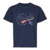 Kansas City Royals Soft as a Grape Youth Americana T-Shirt - Navy - Front View