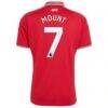 Mason Mount Manchester United adidas 2026/27 Home Replica Jersey - Red - Detail View