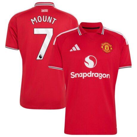 Mason Mount Manchester United adidas 2026/27 Home Replica Jersey - Red - Front View