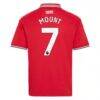 Mason Mount Manchester United adidas Youth 2026/27 Home Replica Jersey - Red - Detail View