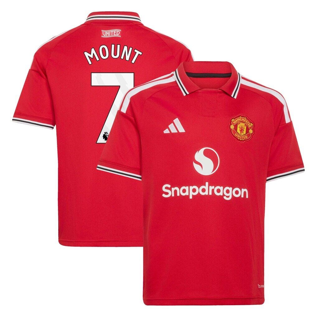 Mason Mount Manchester United adidas Youth 2026/27 Home Replica Jersey