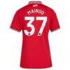 Kobbie Mainoo Manchester United adidas Women's 2026/27 Home Replica Jersey - Red - Detail View
