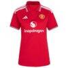 Kobbie Mainoo Manchester United adidas Women's 2026/27 Home Replica Jersey - Red - Side View