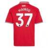 Kobbie Mainoo Manchester United adidas Youth 2026/27 Home Replica Jersey - Red - Detail View
