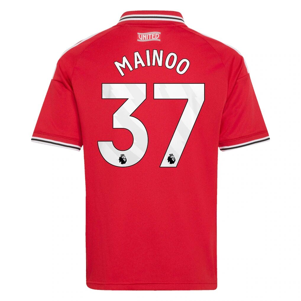 Kobbie Mainoo Manchester United adidas Youth 2026/27 Home Replica Jersey