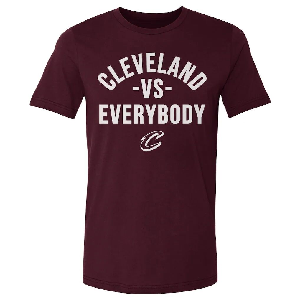 500 Level Cleveland Cavaliers vs. Everybody T-Shirt – Wine