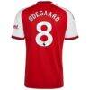 Martin Ødegaard Arsenal adidas 2026/27 Home Replica Jersey - Red - Detail View
