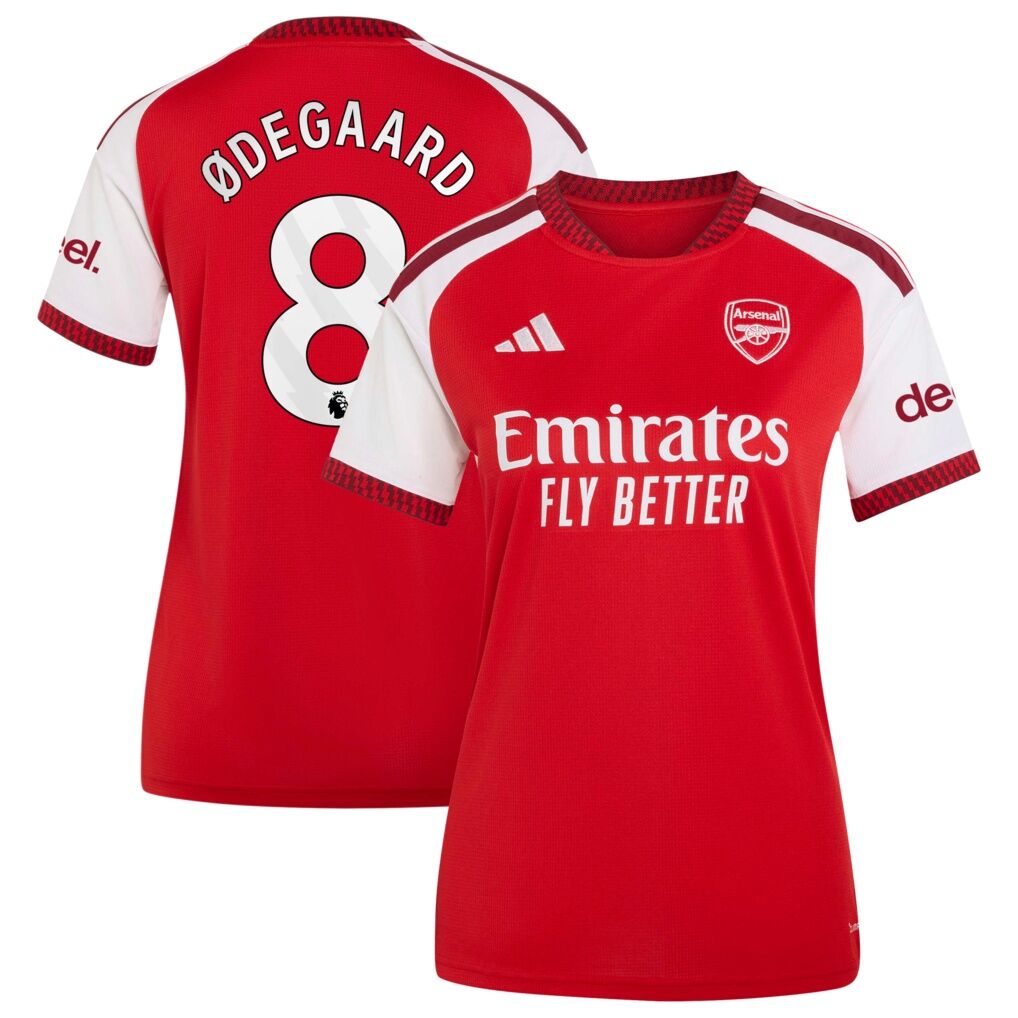 Martin Ødegaard Arsenal adidas Women’s 2026/27 Home Home Replica Jersey