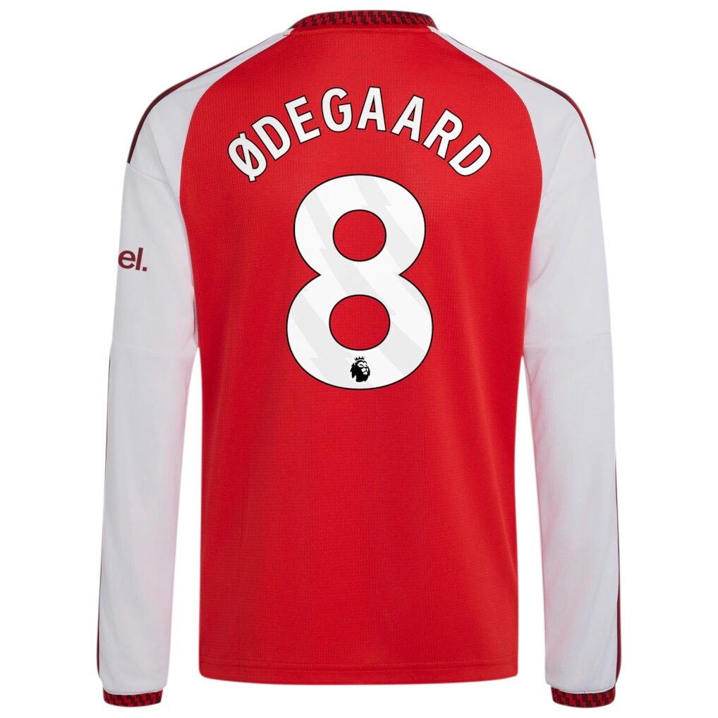 Martin Ødegaard Arsenal adidas Youth 2026/27 Home Replica Long Sleeve Jersey