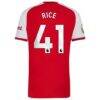 Declan Rice Arsenal adidas 2026/27 Home Authentic Jersey - Red - Detail View