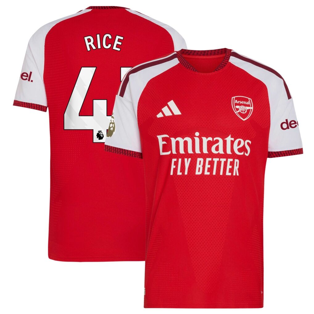 Declan Rice Arsenal adidas 2026/27 Home Authentic Jersey