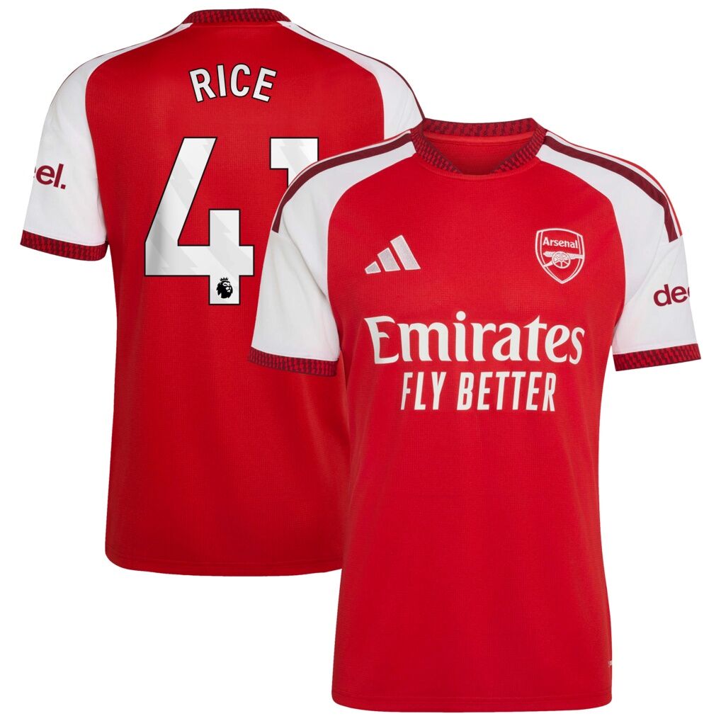 Declan Rice Arsenal adidas 2026/27 Home Replica Jersey