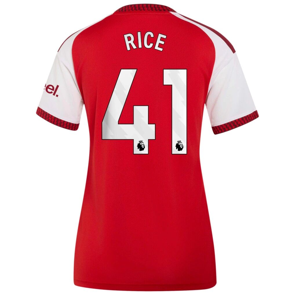 Declan Rice Arsenal adidas Women's 2026/27 Home Home Replica Jersey