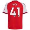 Declan Rice Arsenal adidas Youth 2026/27 Home Replica Jersey - Red - Detail View