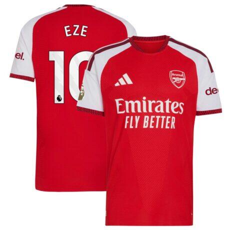 Eberechi Eze Arsenal adidas 2026/27 Home Authentic Jersey - Red - Front View